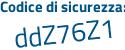 Il Codice di sicurezza è 68467e8 il tutto attaccato senza spazi