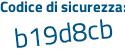 Il Codice di sicurezza è fc continua con c5Ze7 il tutto attaccato senza spazi