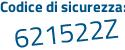 Il Codice di sicurezza è b continua con Zefbdb il tutto attaccato senza spazi