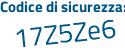 Il Codice di sicurezza è f segue 2e7d71 il tutto attaccato senza spazi