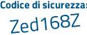 Il Codice di sicurezza è 4 continua con 57b277 il tutto attaccato senza spazi