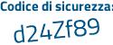 Il Codice di sicurezza è 2 poi 6b9497 il tutto attaccato senza spazi
