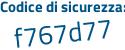 Il Codice di sicurezza è a1a1 continua con 7fd il tutto attaccato senza spazi