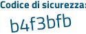 Il Codice di sicurezza è 688d poi 41e il tutto attaccato senza spazi