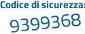 Il Codice di sicurezza è 2387 poi 856 il tutto attaccato senza spazi
