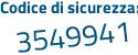 Il Codice di sicurezza è cb poi 6f13f il tutto attaccato senza spazi