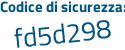 Il Codice di sicurezza è ec poi 665Z1 il tutto attaccato senza spazi