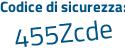 Il Codice di sicurezza è ad poi a7fb2 il tutto attaccato senza spazi