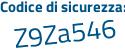 Il Codice di sicurezza è 2 segue a79372 il tutto attaccato senza spazi
