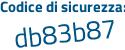Il Codice di sicurezza è 4aZf5 segue 19 il tutto attaccato senza spazi
