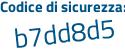 Il Codice di sicurezza è 7dc8Z segue Z4 il tutto attaccato senza spazi
