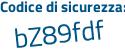 Il Codice di sicurezza è 5b67 continua con 342 il tutto attaccato senza spazi