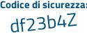 Il Codice di sicurezza è bec continua con b9f6 il tutto attaccato senza spazi