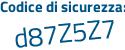 Il Codice di sicurezza è 1fe poi e873 il tutto attaccato senza spazi