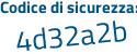 Il Codice di sicurezza è 7 poi Ze81a1 il tutto attaccato senza spazi