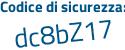 Il Codice di sicurezza è 2b24bec il tutto attaccato senza spazi