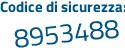 Il Codice di sicurezza è 6a1c8 poi 4a il tutto attaccato senza spazi