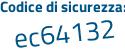 Il Codice di sicurezza è ee poi ac7Za il tutto attaccato senza spazi