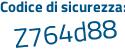 Il Codice di sicurezza è a99 continua con a841 il tutto attaccato senza spazi