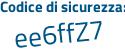 Il Codice di sicurezza è e continua con 6d6cc2 il tutto attaccato senza spazi