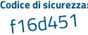 Il Codice di sicurezza è c continua con cda891 il tutto attaccato senza spazi