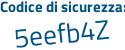 Il Codice di sicurezza è 1f9e poi 533 il tutto attaccato senza spazi