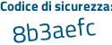 Il Codice di sicurezza è Z3Zef16 il tutto attaccato senza spazi