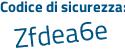 Il Codice di sicurezza è f3 continua con d3b34 il tutto attaccato senza spazi
