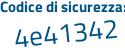 Il Codice di sicurezza è a7 poi ddZd5 il tutto attaccato senza spazi
