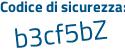 Il Codice di sicurezza è 2a22Z5d il tutto attaccato senza spazi
