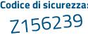 Il Codice di sicurezza è 9 segue 1fd4fZ il tutto attaccato senza spazi