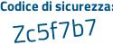 Il Codice di sicurezza è 188Z6 poi Z9 il tutto attaccato senza spazi