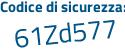 Il Codice di sicurezza è 159 continua con 9669 il tutto attaccato senza spazi