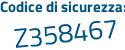 Il Codice di sicurezza è cf8Z9b3 il tutto attaccato senza spazi