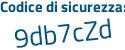 Il Codice di sicurezza è ecZf1 segue 61 il tutto attaccato senza spazi