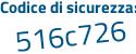 Il Codice di sicurezza è c poi e89cef il tutto attaccato senza spazi