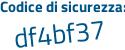 Il Codice di sicurezza è 13d7 segue 924 il tutto attaccato senza spazi