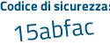 Il Codice di sicurezza è 4Ze571d il tutto attaccato senza spazi