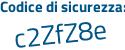 Il Codice di sicurezza è 9 continua con b84e5a il tutto attaccato senza spazi