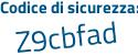 Il Codice di sicurezza è b936 poi 77e il tutto attaccato senza spazi