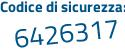 Il Codice di sicurezza è Z285a8Z il tutto attaccato senza spazi