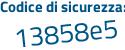 Il Codice di sicurezza è 2 poi f3176b il tutto attaccato senza spazi