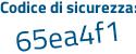 Il Codice di sicurezza è 3ffb continua con 3a3 il tutto attaccato senza spazi