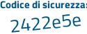 Il Codice di sicurezza è cZd segue 935f il tutto attaccato senza spazi