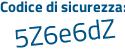 Il Codice di sicurezza è ead2 continua con c75 il tutto attaccato senza spazi