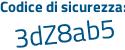 Il Codice di sicurezza è 8118514 il tutto attaccato senza spazi
