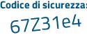 Il Codice di sicurezza è f continua con 181e92 il tutto attaccato senza spazi