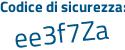 Il Codice di sicurezza è d5ZZ segue d5c il tutto attaccato senza spazi