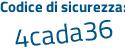 Il Codice di sicurezza è Zec3 segue 263 il tutto attaccato senza spazi
