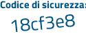 Il Codice di sicurezza è 3 segue 59ac4c il tutto attaccato senza spazi